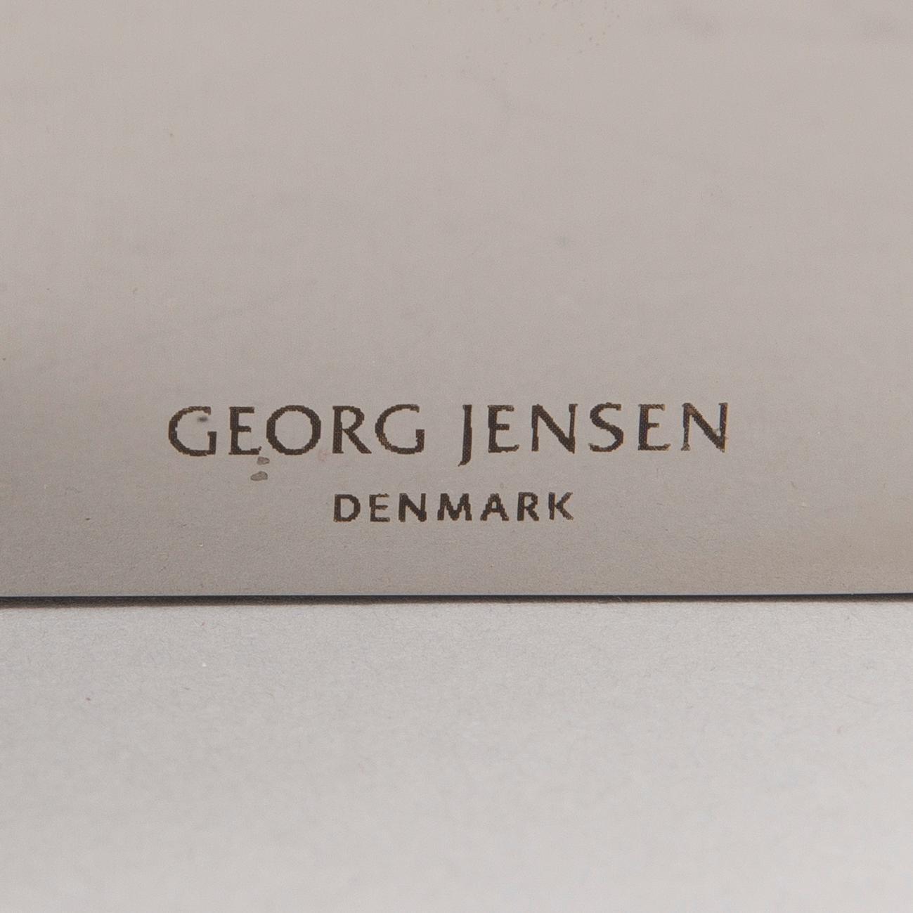 GEORG JENSEN, KYNTTILÄJALKA, teräs, suunnitellut Grethe Meyer.