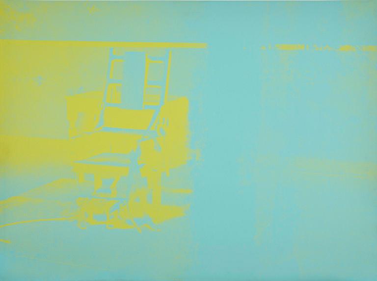 Andy Warhol, "Electric chair".