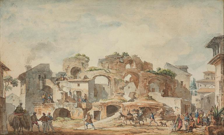 Louis Jean Desprez, ”L’amphithéâtre de Bénévent”.