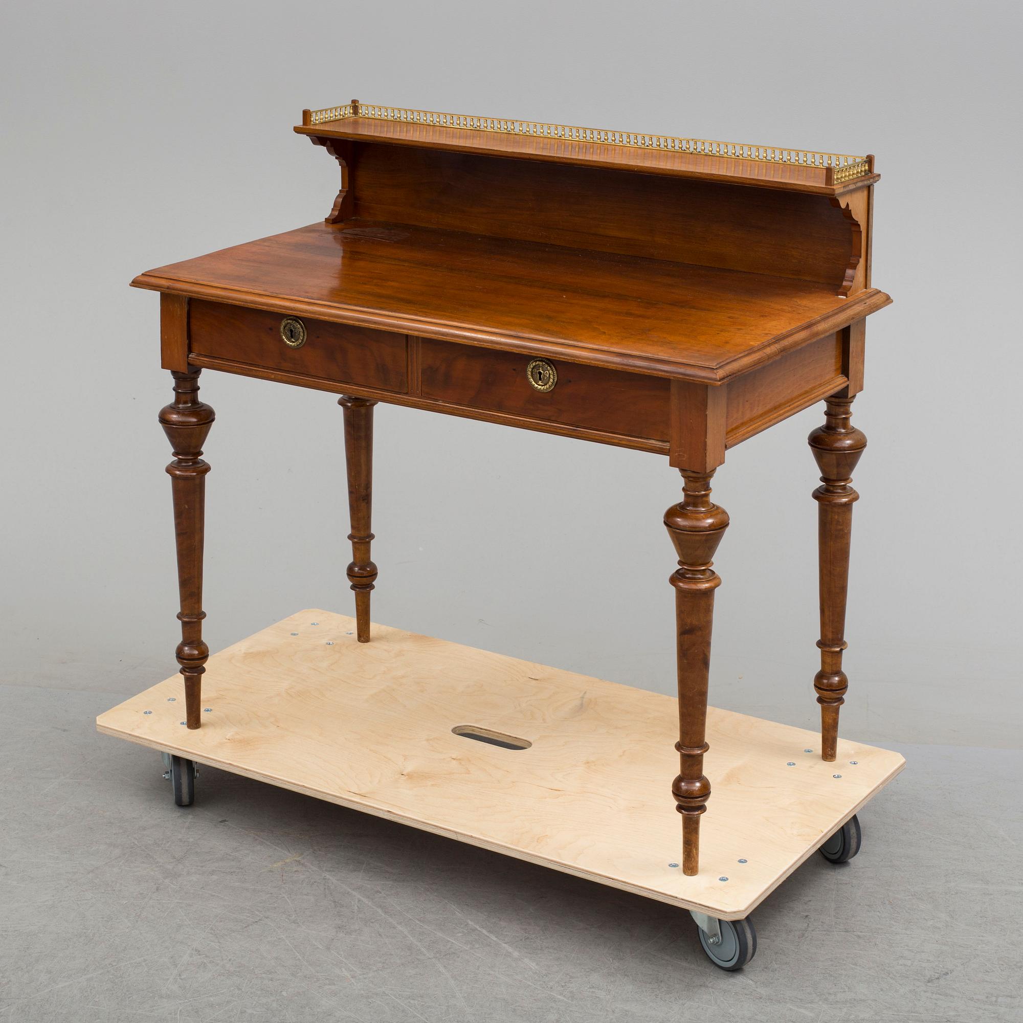 A late 19th century writing desk.