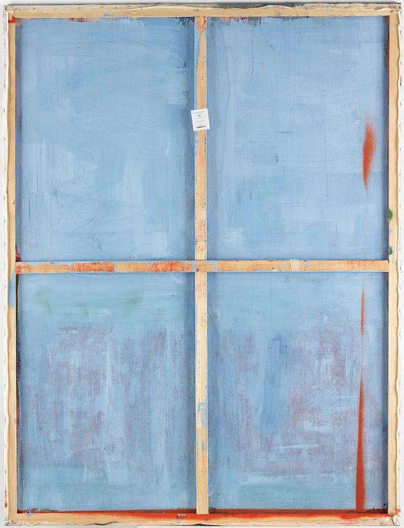 ALFRED BOMAN, Mixed media (acrylic, adhesive emulsion, spray paint and oil)/canvas.