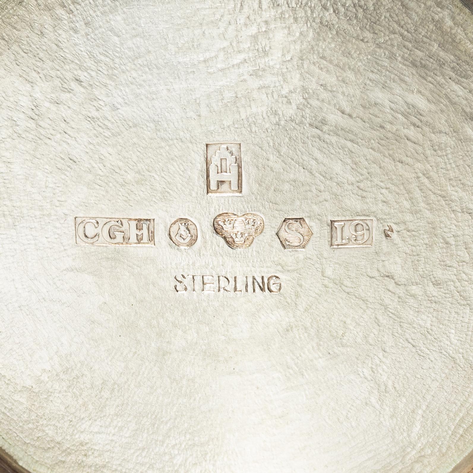 C.G. Hallberg, CG Hallberg, a sterling silver vase, Stockholm, 1961.