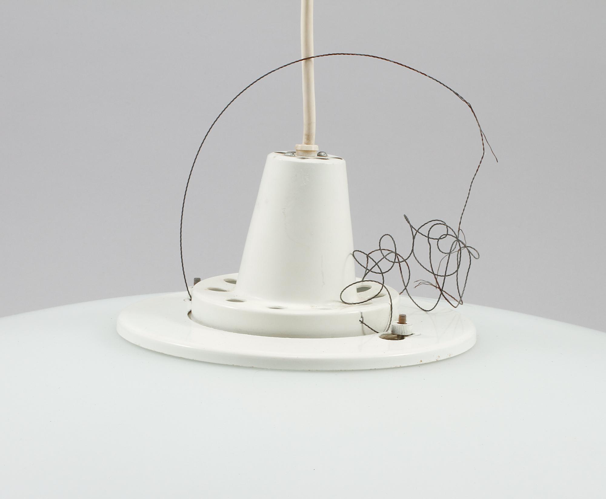 TAKLAMPA, "Cirkel", Axel Annell, Axel Annell Belysning, 1960-tal, höjd 25 cm.