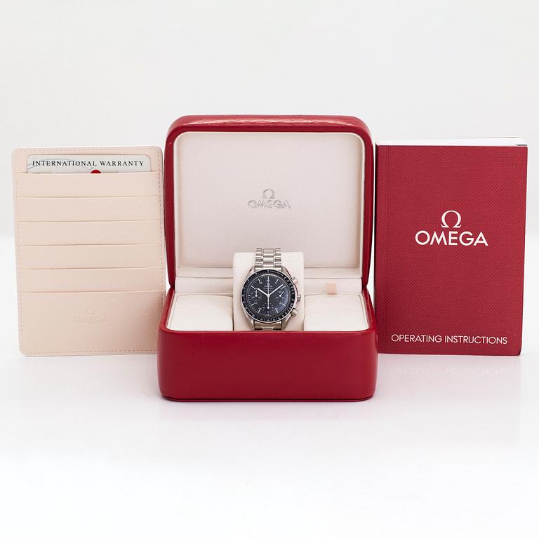 Omega, Speedmaster, Reduced, kronografi, rannekello, 39 mm.