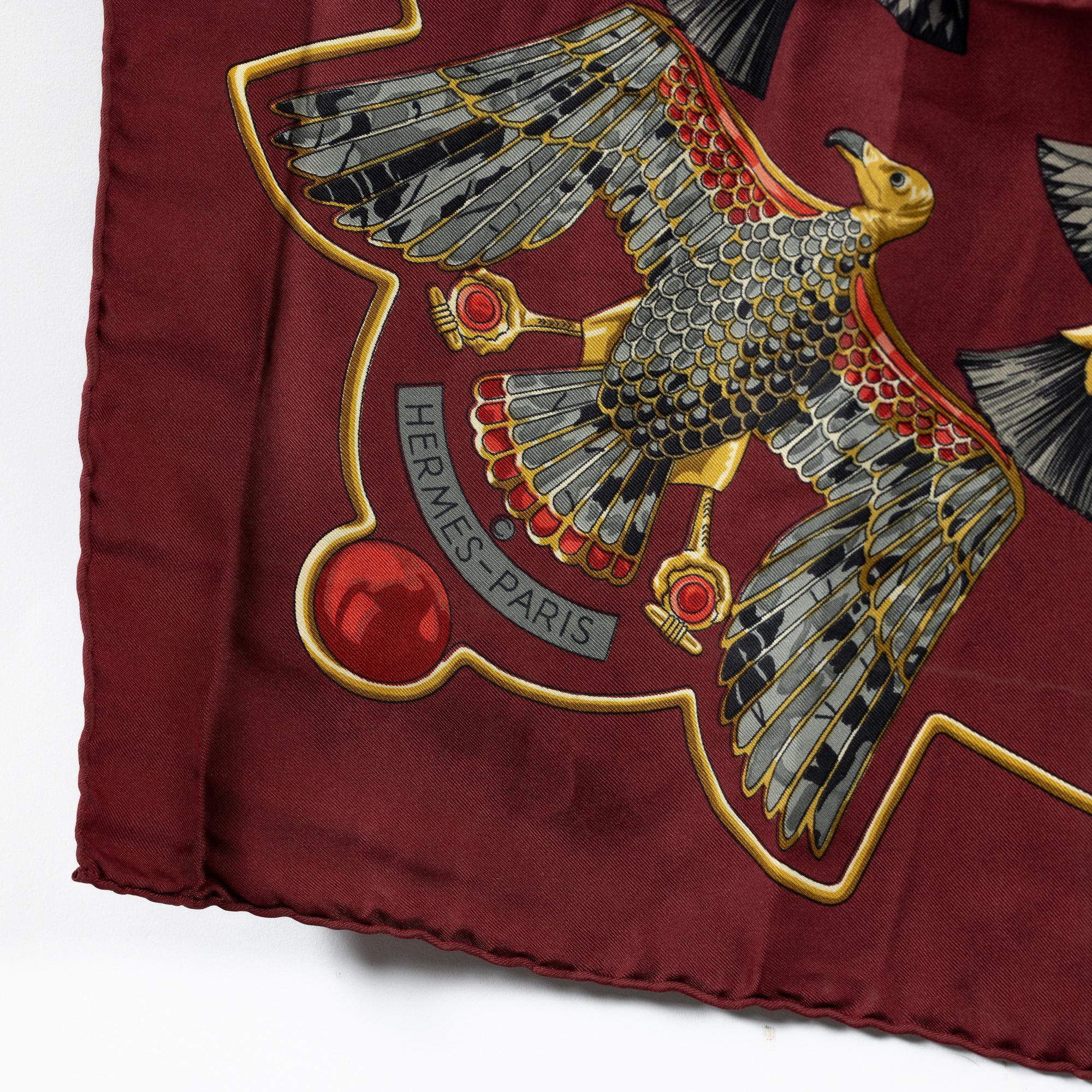Hermès, scarf, "Egypt - Scarabs and Pectorals".