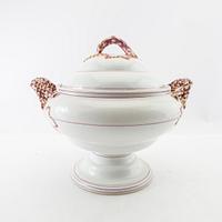 Tureen with lid early 20th century porcelain.