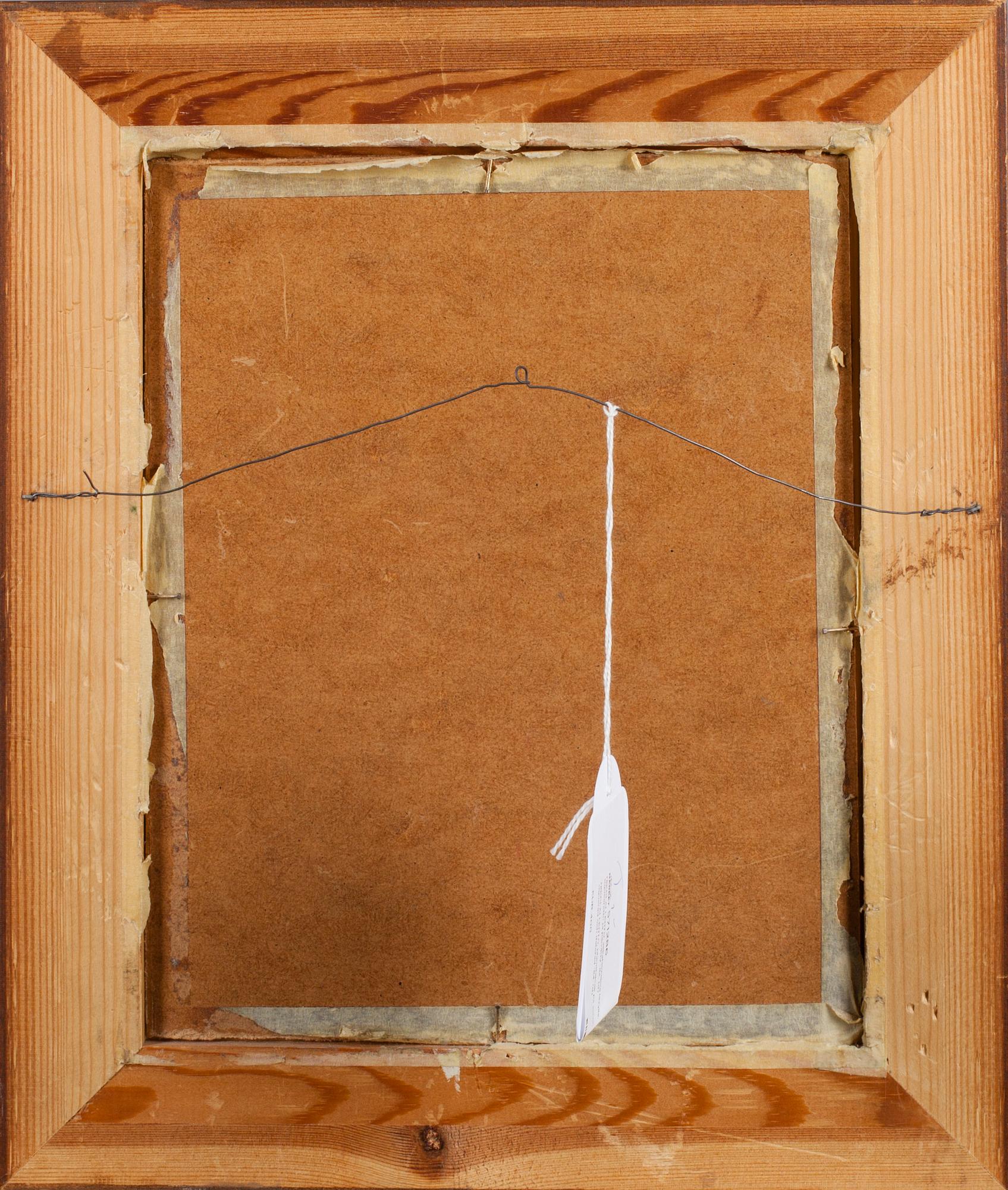 NIKOLAI LEHTO, blandteknik på skiva, signerad och daterad -84.