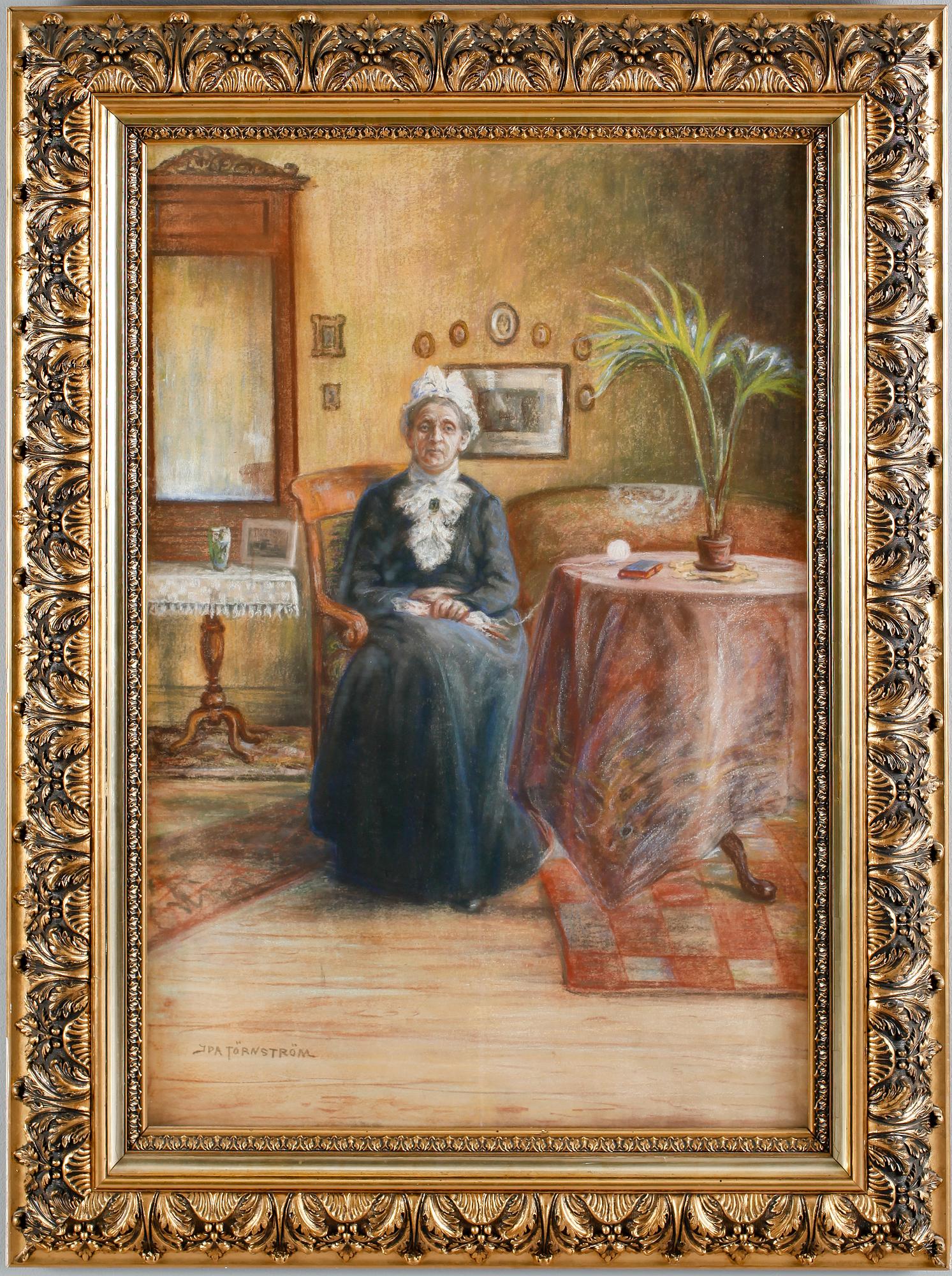 IDA TÖRNSTRÖM, blandteknik, signerad.