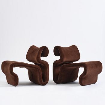 Jan Ekselius, a pair of “Etcetera” armchairs, Artilleriet Ateliers, Sweden, post 2018.