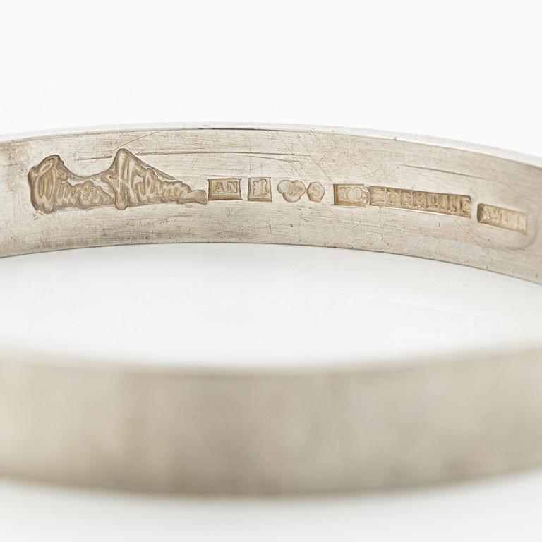Wiwen Nilsson, a bangle, silver, Lund 1973.