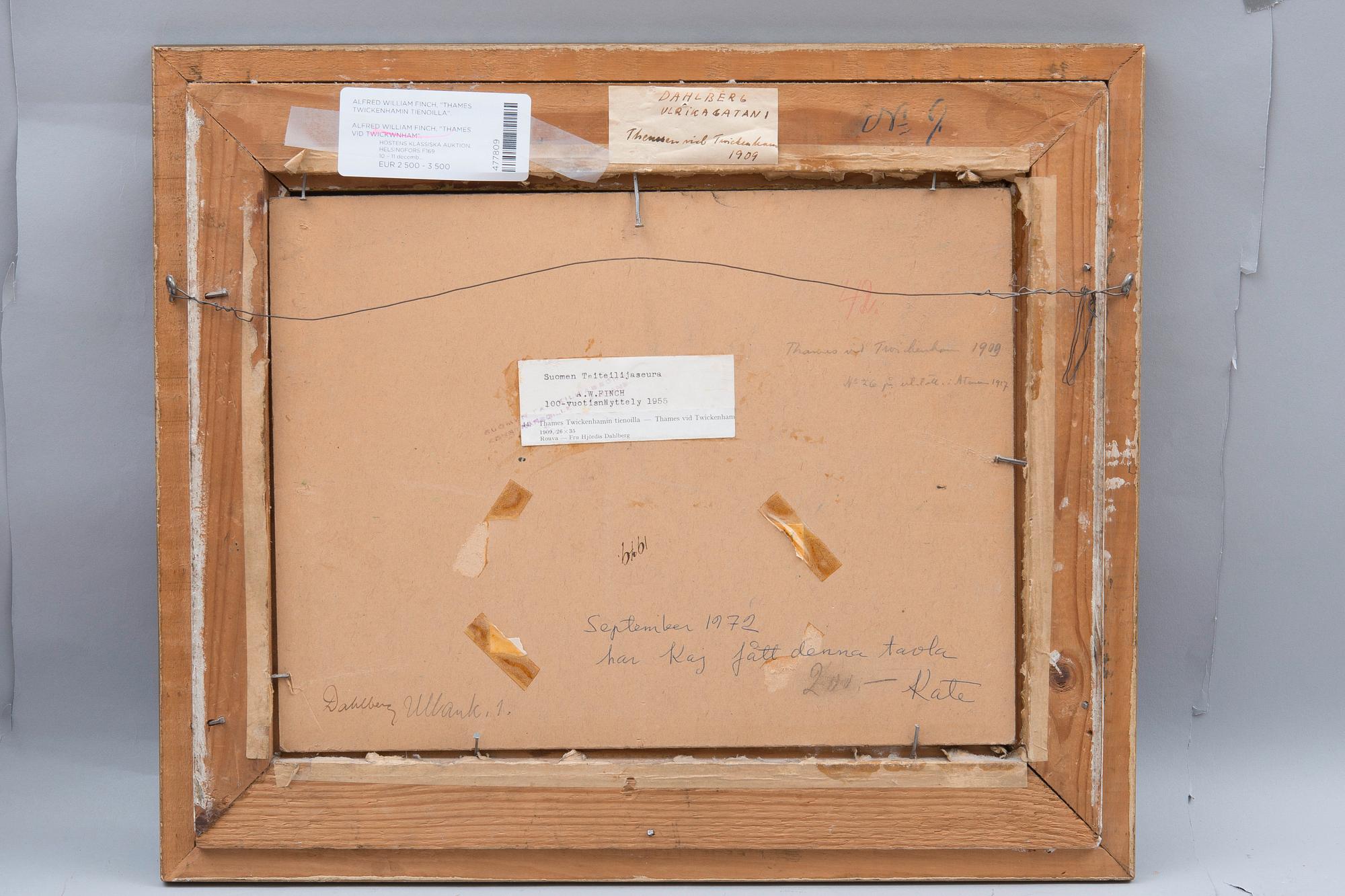 Alfred William Finch, "THAMES VID TWICKENHAM, 1909".