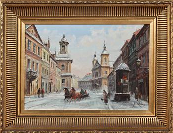 JAN RAWICZ, olja på duk, signerad.