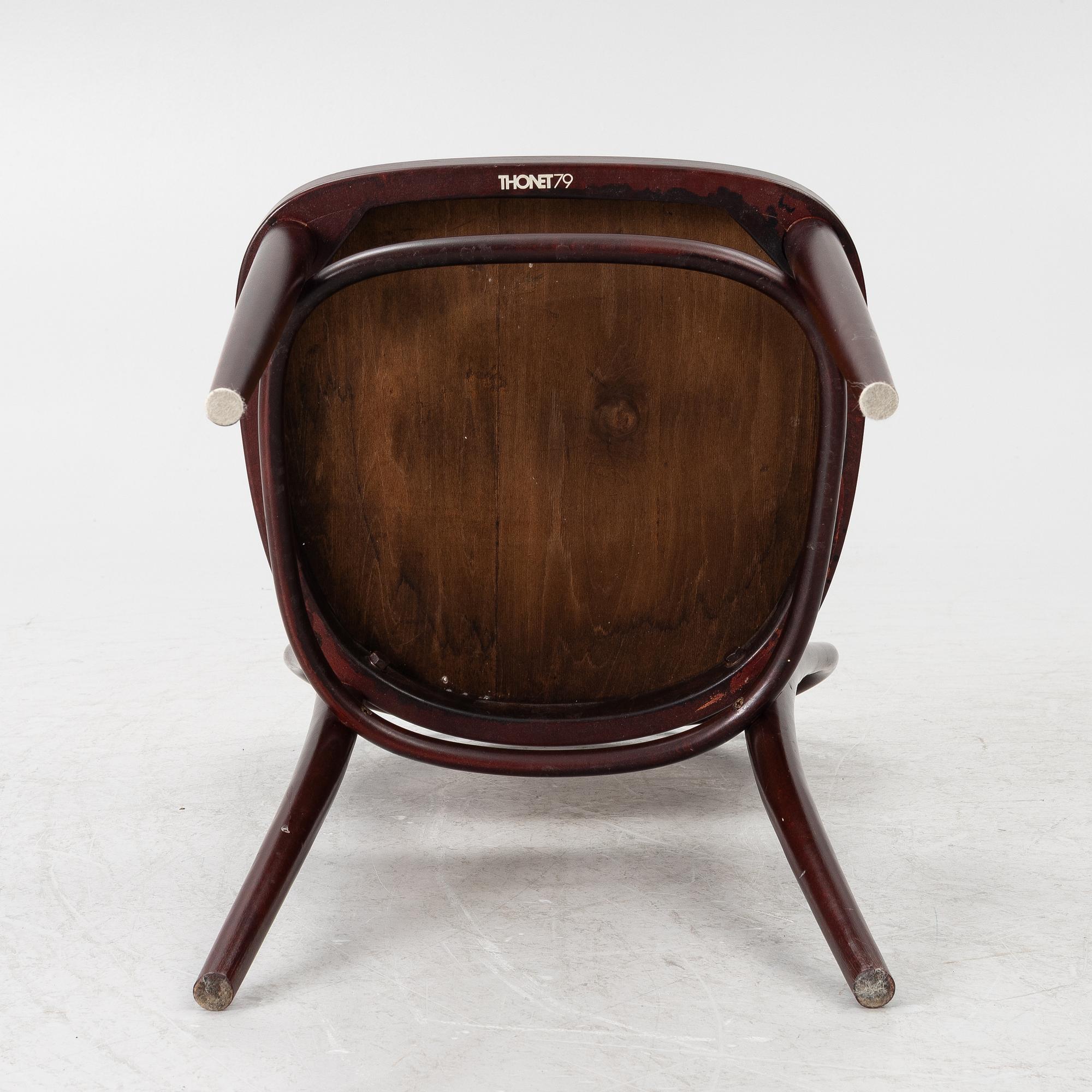 Stolar 4 st, modell 79 , Thonet.