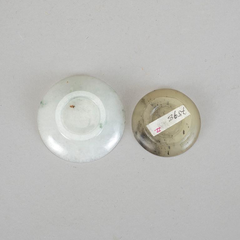 FAT, 2 st, jadeit, 1900-tal.