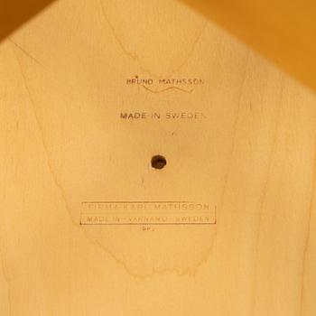 Bruno Mathsson & Piet Hein, a 'Supercirkel' coffee table, Firma Karl Mathsson, mid/second half of the 20th century.