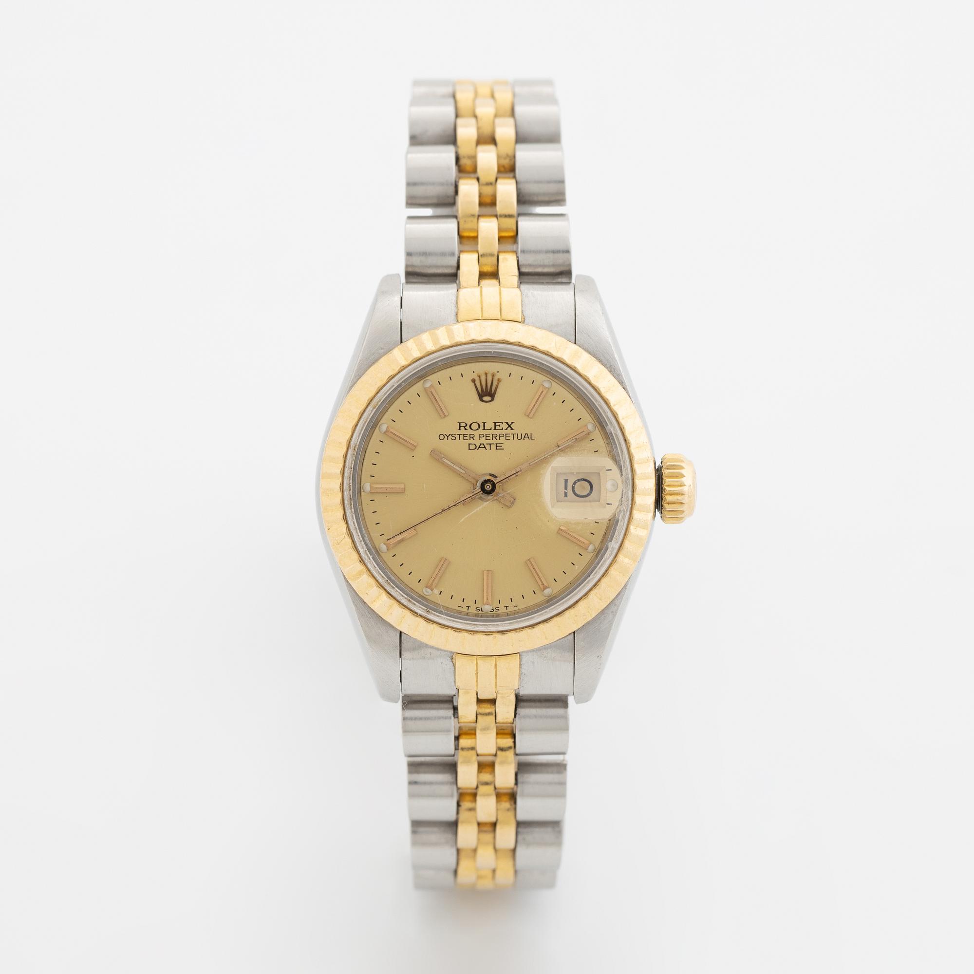 Rolex, Oyster Perpetual, Date, armbandsur, 26 mm.