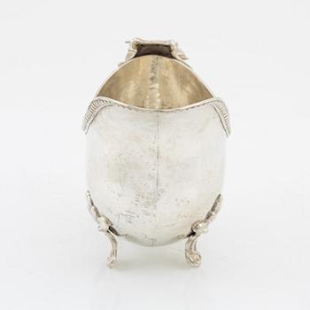 Såskanna, silver, rokokostil.