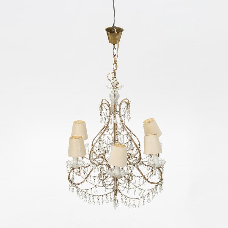 A chandelier, Italy, probably. Mid 20th Century.