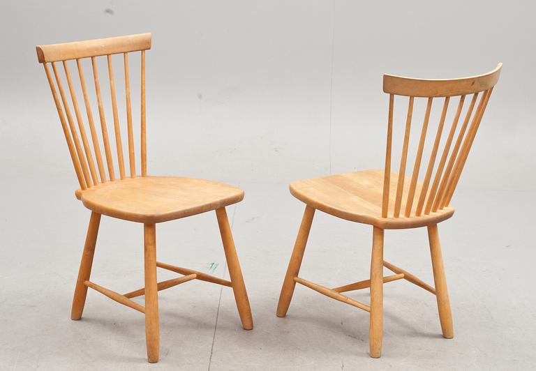 STOLAR, 6 st, "Lilla Åland", Carl Malmsten, Stolab, 2002.