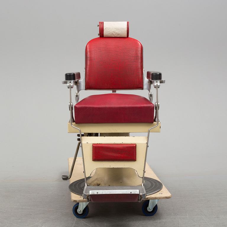 A barber chair by Nike, Eskilstuna.