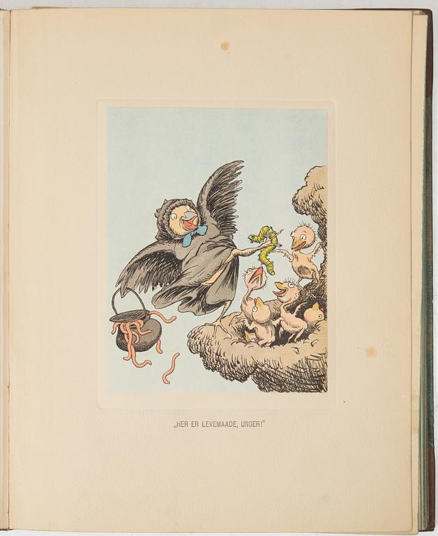 Theodor Kittelsen, book, 'Har dyrene sjæl', 1893. - With 20 colour plates.