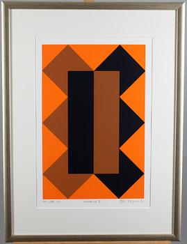 PAUL OSIPOW, serigrafi, signerad och daterad -90, numrerad Tait. vedos 11/15.