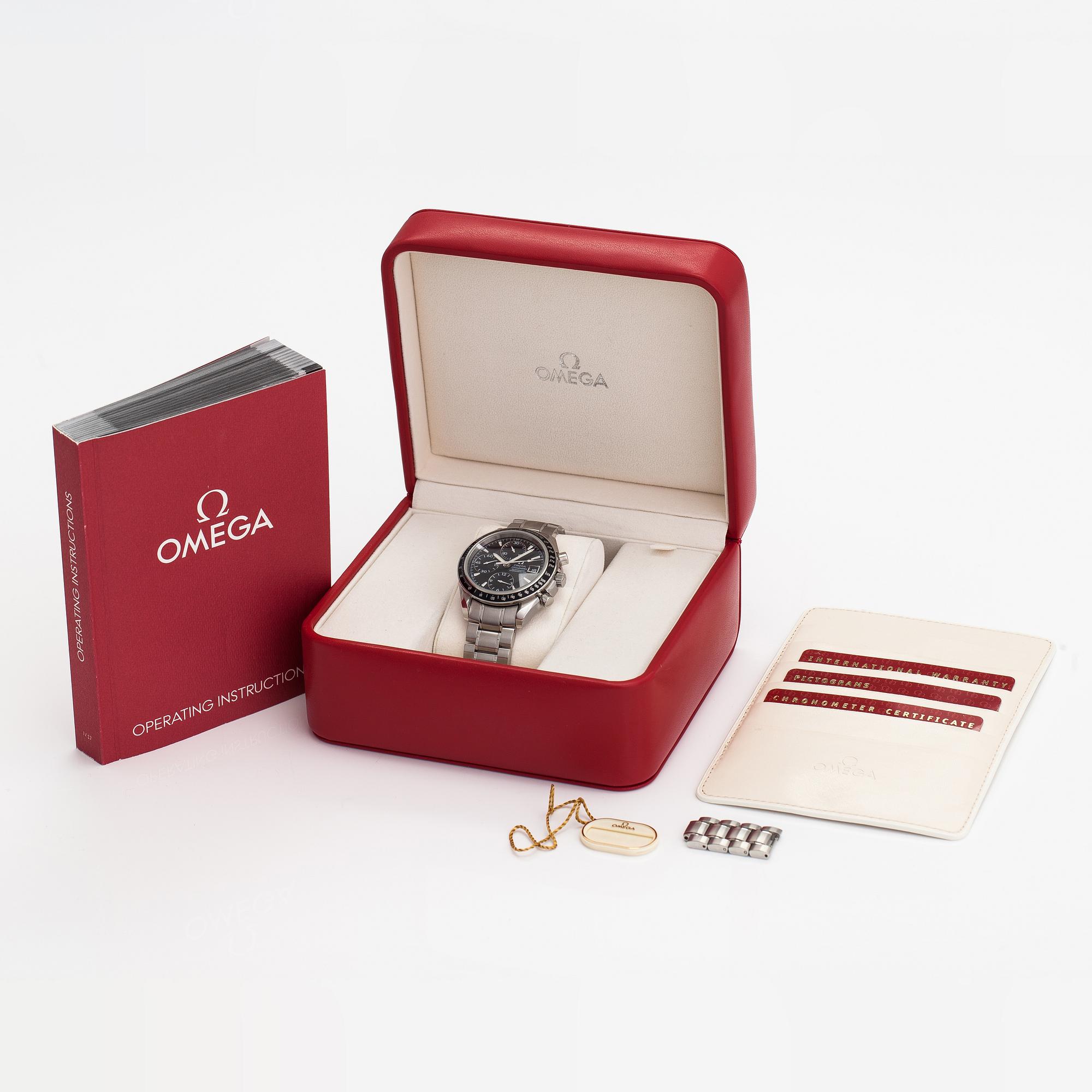 Omega, Speedmaster, 100m, wristwatch, 40 mm.
