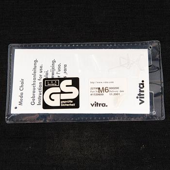ALBERTO MEDA, KONTORSSTOL, "Meda Conference chair" för Vitra. Modellen formgiven 1998.
