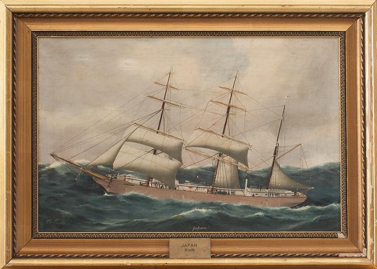 THOMAS G. PURVIS, olja på duk. Signerad.