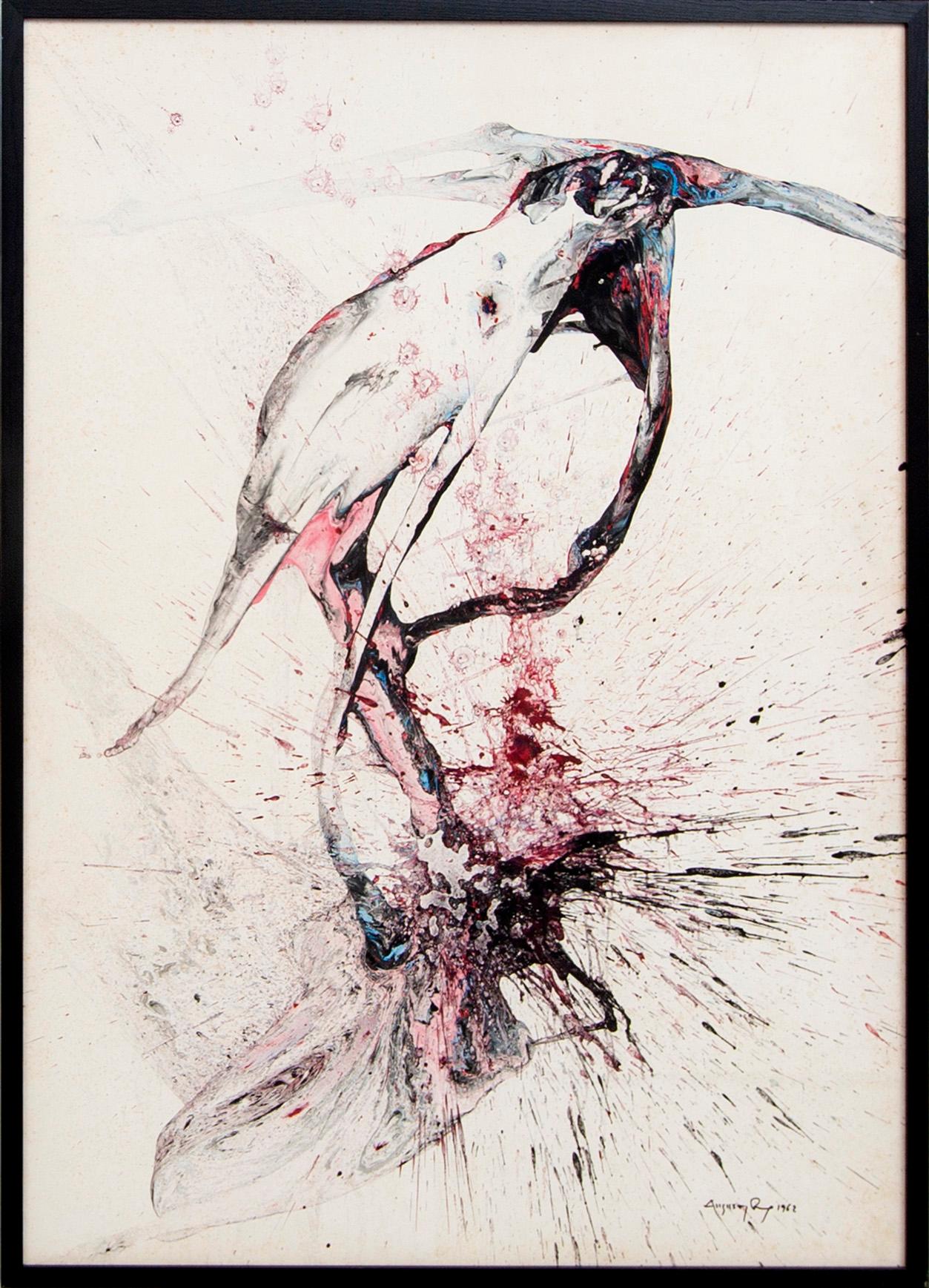 August Puig, a signed and dated oil on paper.