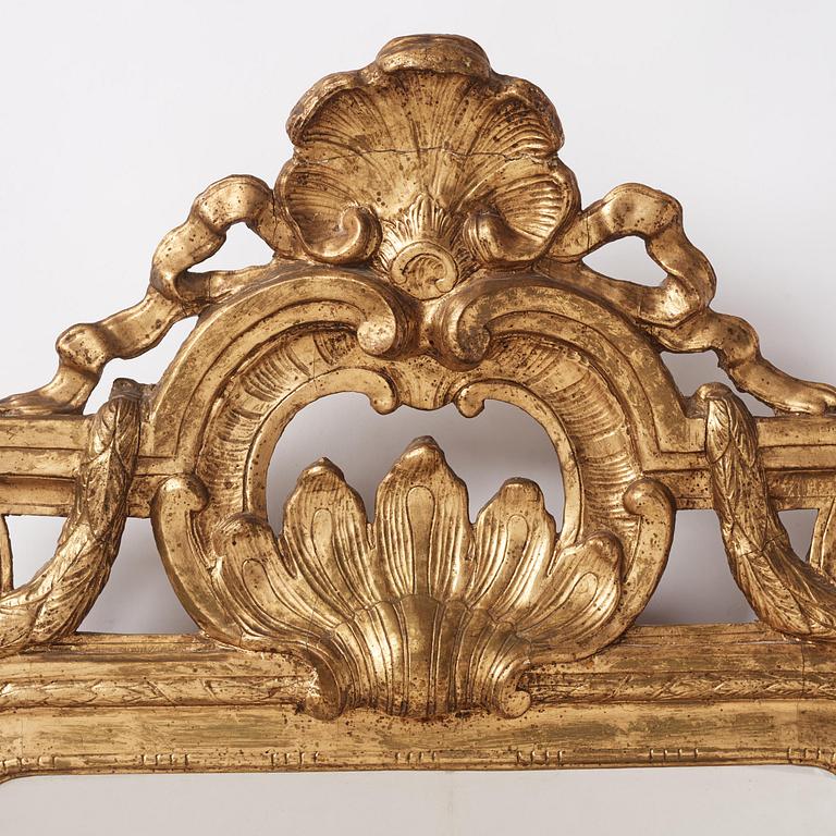 Spegel, av Johan Åkerblad (mästare i Stockholm 1758-99), Gustaviansk.