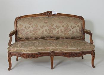 SOFFA, rokokostil, Gärsnäs, 1900-tal.
