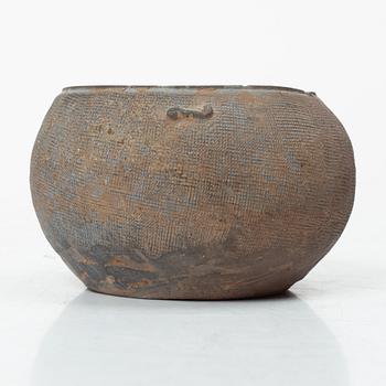 Skål, lergods. Kina, sen Zhoudynasti, omkring 300-200 f.Kr.