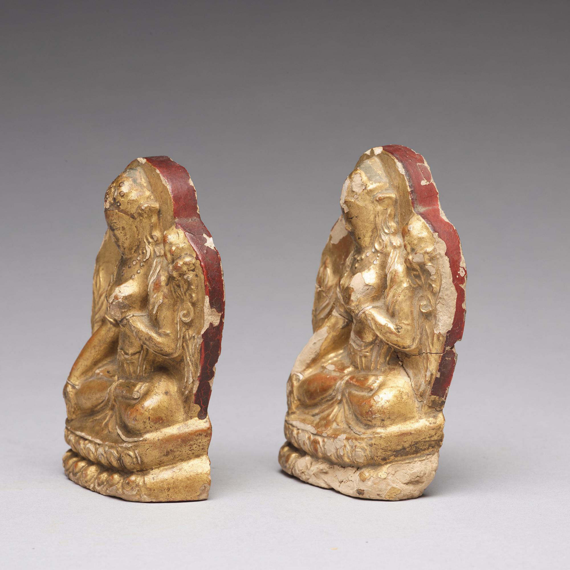 Two Tibetan Tsatsas, 18th/19th Century.