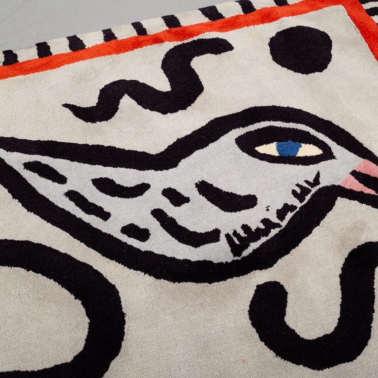 A CARPET, "Birdie blue", handtufted, ca 175,5 x 238  cm, Kinnasand.