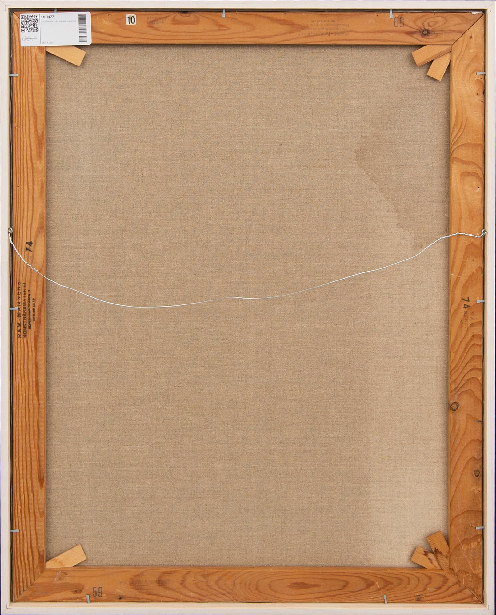 Knud Holar , olja på duk signerad.