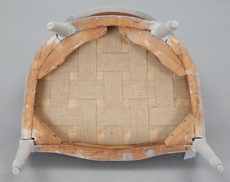 KARMSTOL, gustaviansk provins, sent 1700-tal.