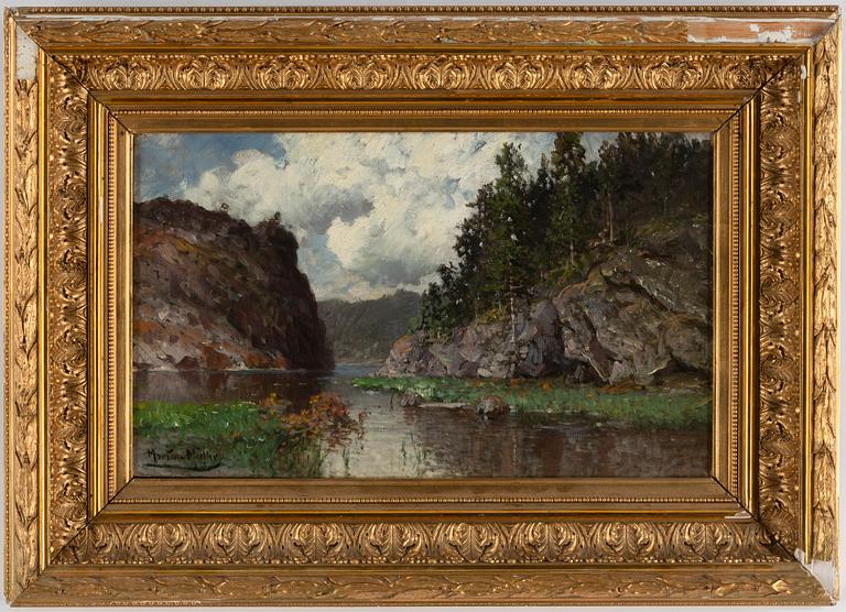Morten Müller, oil on canvas, signed Morten Müller.