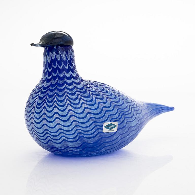 Oiva Toikka, a glass "Blue Bird", signed O. Toikka, Nuutajärvi.