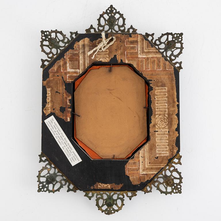 Mirror, Baroque style, late 19th century.