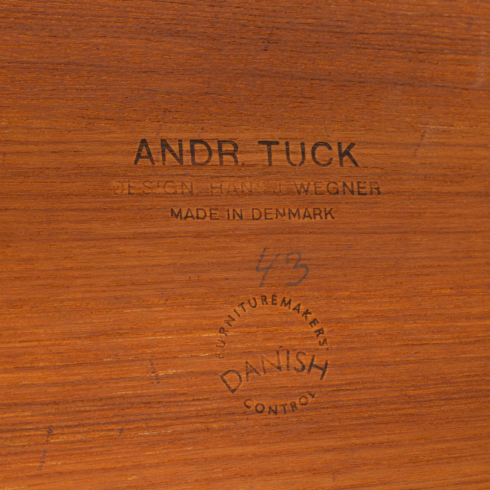 Hans J Wegner, serveringsvagn, Andreas Tuck, Danmark, 1960-tal.