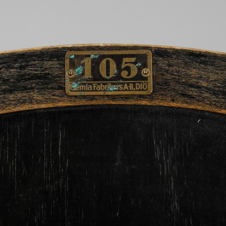 TEATERSTOLAR, ett par, Gemla möbelfabrik, Diö, 1930/40-tal.