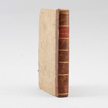 BOK: Ny Kokbok, av C Weltzin, Tidersrum 1814.
