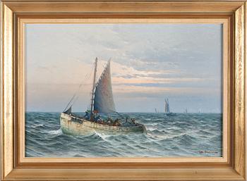 JOHAN OSSIAN-ANDERSSON, olja på duk, signerad.