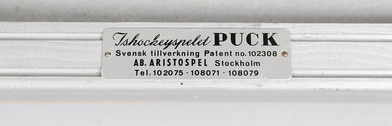 ISHOCKEYSPEL, "Puck", AB Aristospel, Stockholm, 1960-tal.