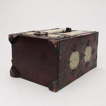 A Chinese jewellery box from the mid 20th Century.