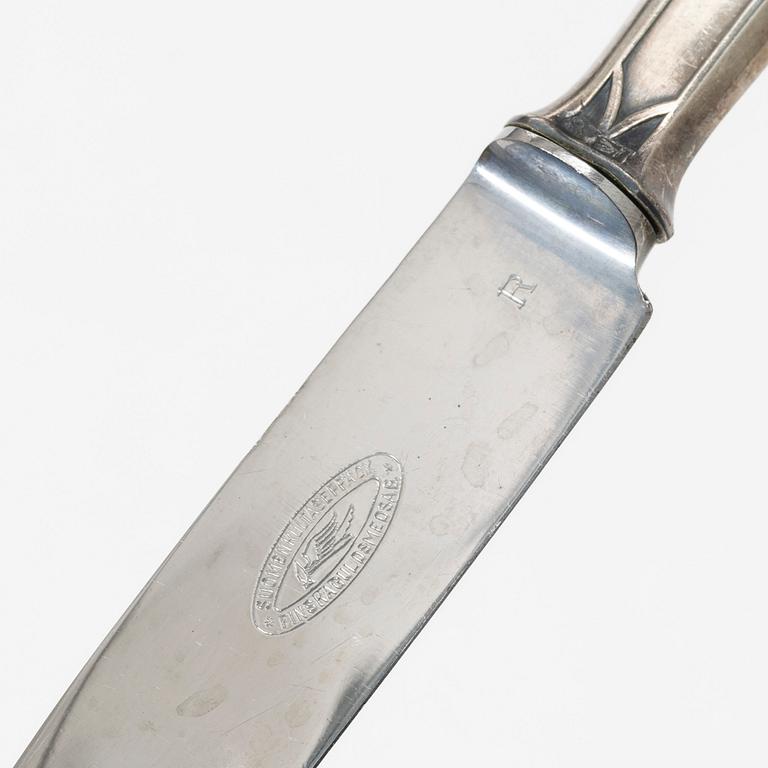 Cutlery, 36 pieces, silver, Soumen Kultaseppä Oy, Turku, Finland 1928.