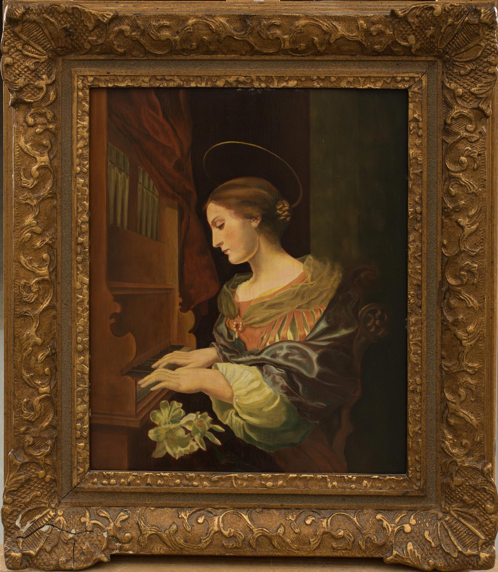 OKÄND KONSTNÄR, 1900-tal, olja på pannå.