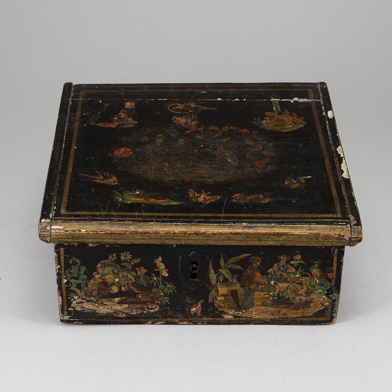 A late 18th century wooden box.