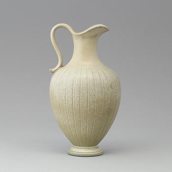 A 1960s stoneware jug by Gunnar Nylund, Rörstrand.